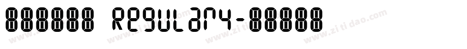 视频粗倩简体 Regular4字体转换